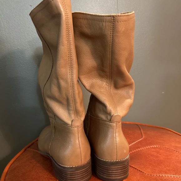 Lucky Brand Slouch Leather Boots 8.5 - Picture 3 of 5